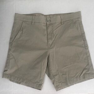 CHAPS, Khaki Cotton Shorts, Size 36